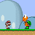 Click here to play the Flash game "Super Mario Bros.: Mario Bounce"