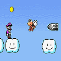 Click here to play the Flash game "Super Mario Bros.: Waluigi"