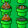 Click here to play the Flash game "Super Mario Bros.: Whack-A-Goomba"